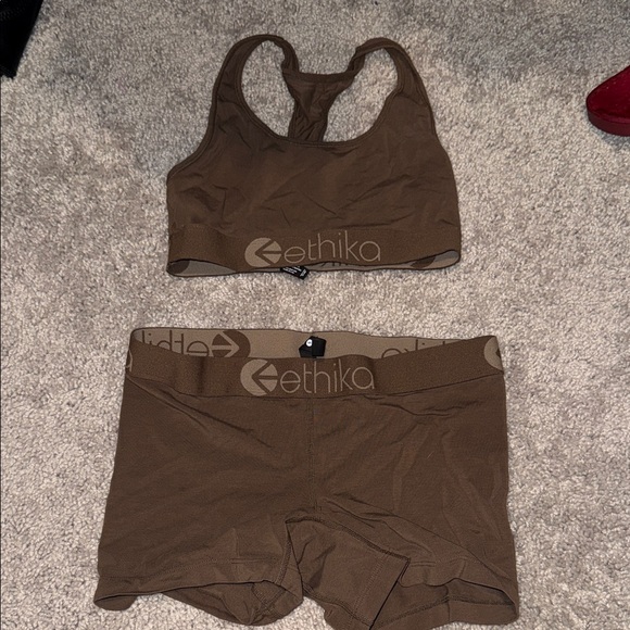 ethika Other - Ethika Chocolate Brown Activewear Set